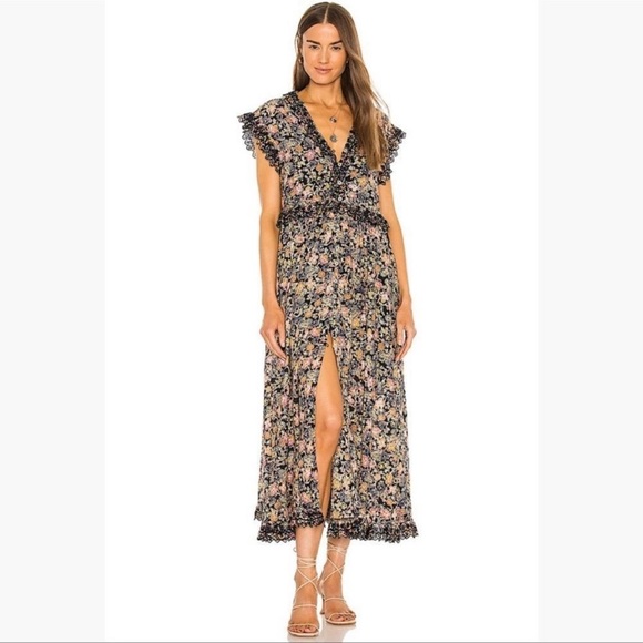 Free People Dresses & Skirts - NWT Free People Milano Maxi Dress in Dark Combo Medium